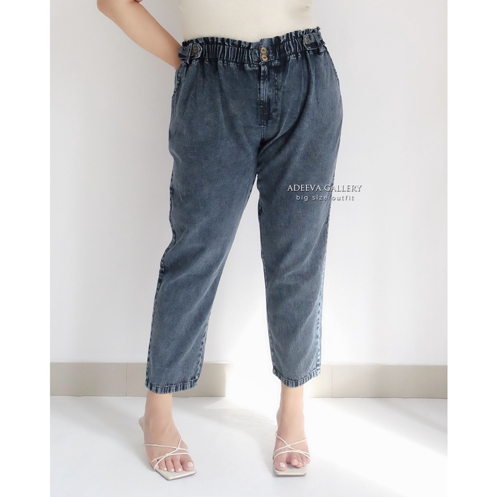 ADEEVA Jenna Pants Celana Jeans Jumbo