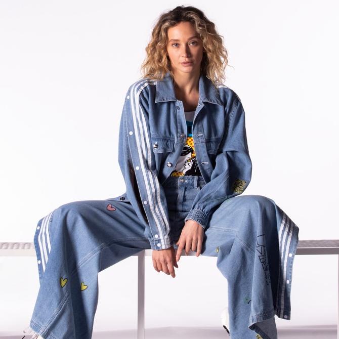 Kaos Adidas Classic Rita Ora Buat Fashion Wanita Original