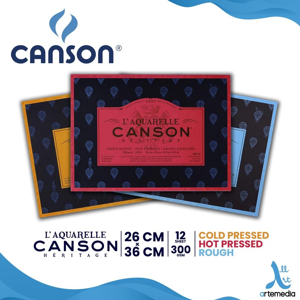 

Watercolor Pad Canson Heritage 26x36cm Watercolor Paper Block