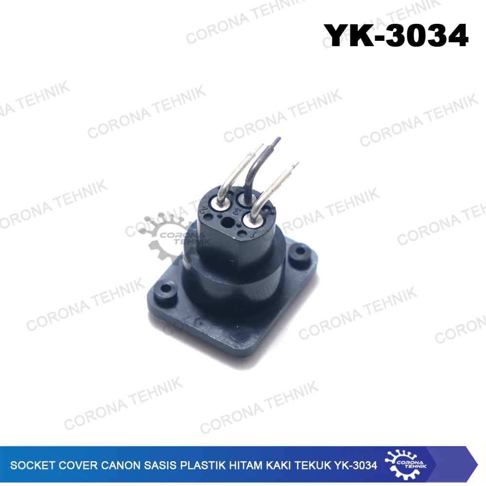 Canon Sasis Plastik Hitam Kaki Tekuk YK-3034 Socket Cover