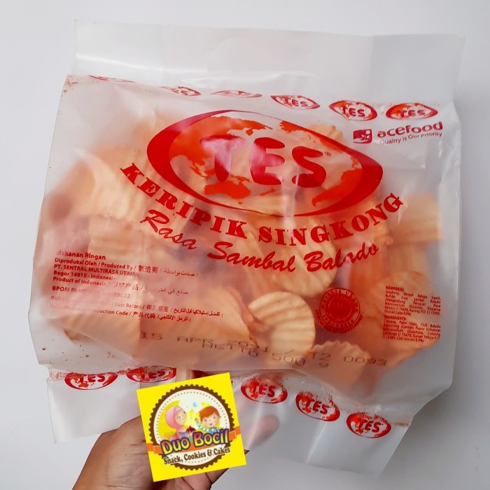 

✨NEW✨ -Keripik Singkong TES - CHUBA Sambal Balado 500 Gram- 1.1.23