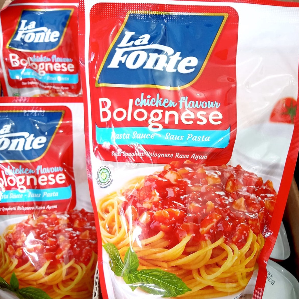 La Fonte Bolognese Sauce Chicken Flavour / Chicken Saus Pasta 290G