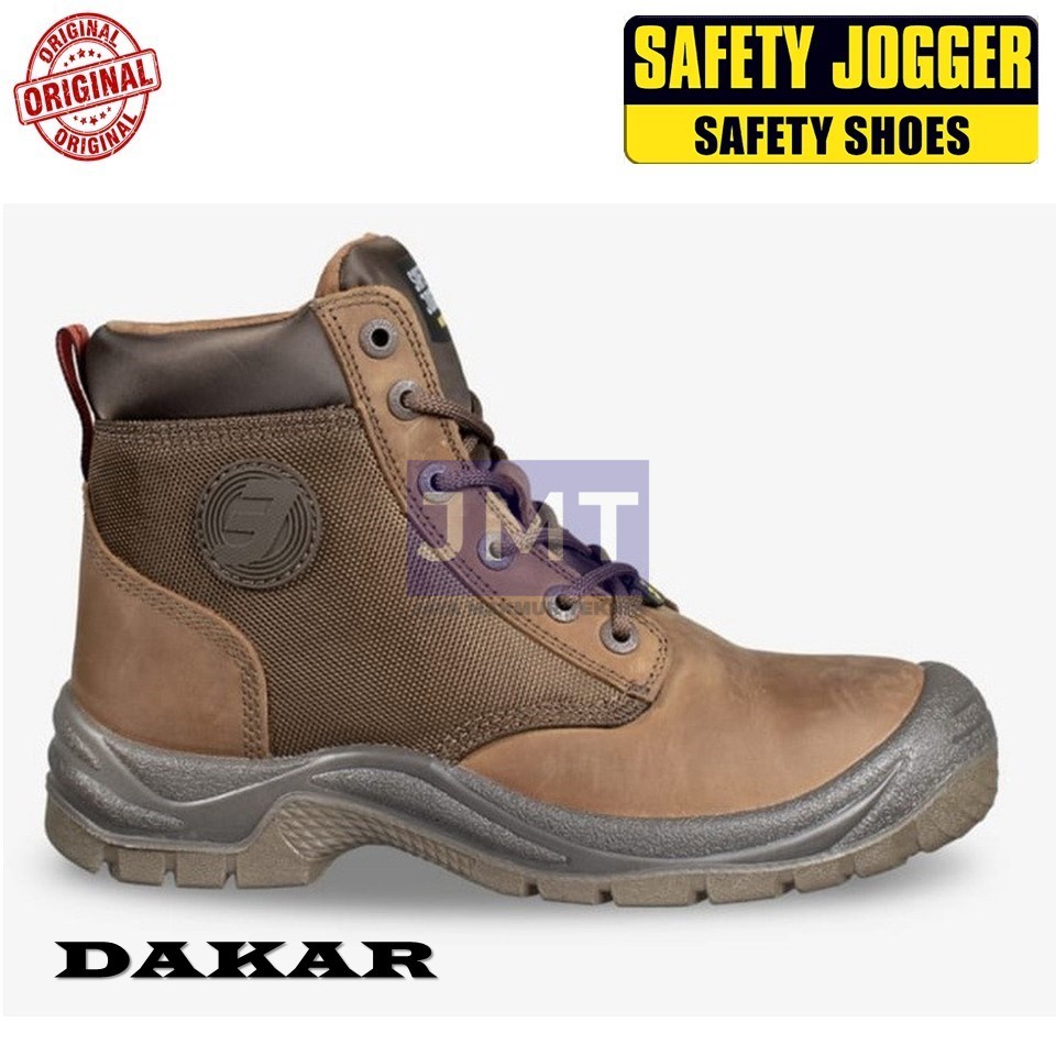 Sepatu Safety Joger Dakar S3 Dakar Black / Brown Original