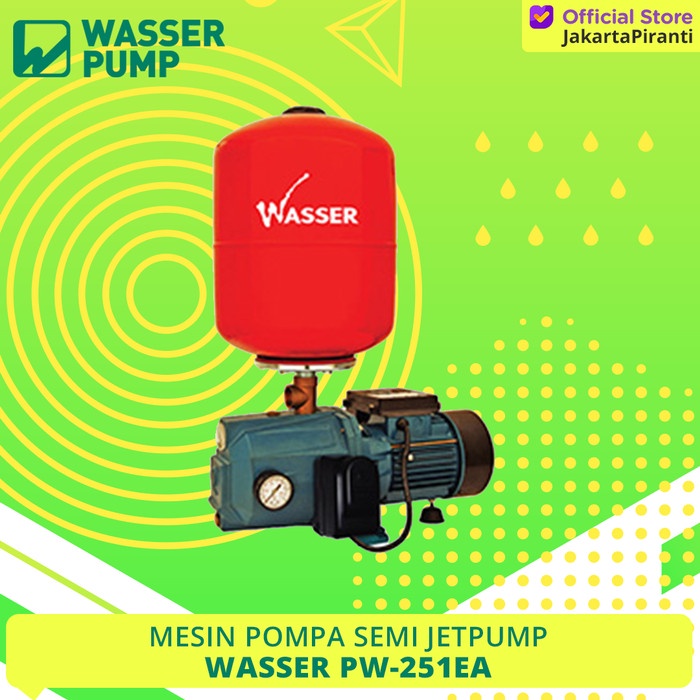 Wasser Pompa Semi Jetpump PW-251 EA