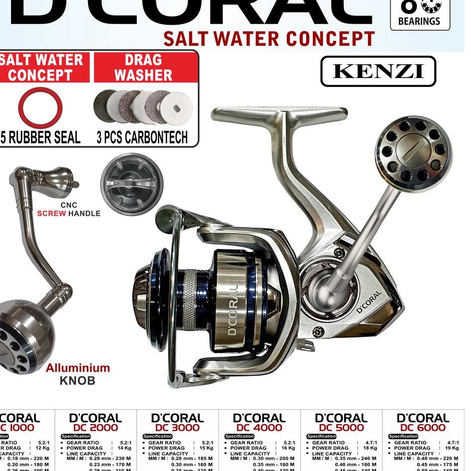 Realpct KENZI D'CORAL SW REEL 1000 2000 3000 4000 5000 6000