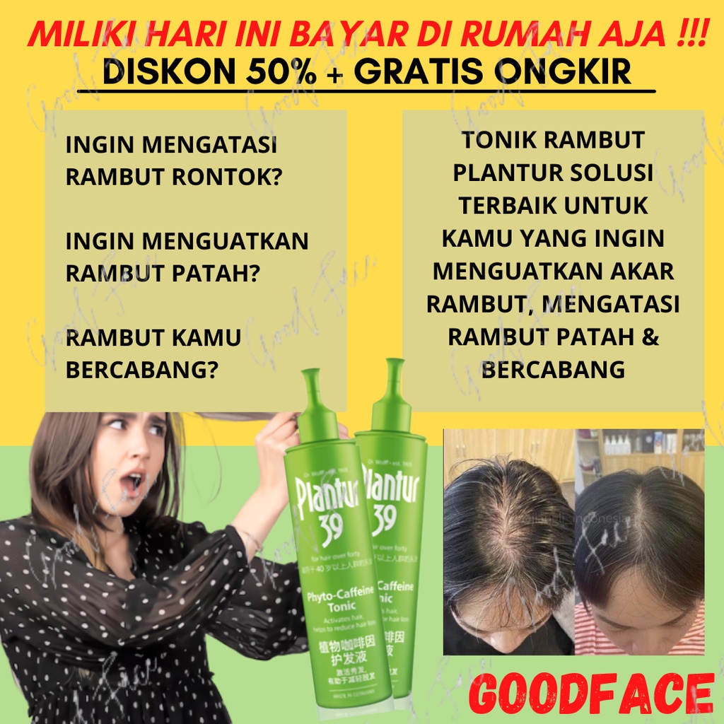 TONER RAMBUT RONTOK PLANTUR 39 PHYTO CAFFEINE TONIC 200ML ORIGINAL