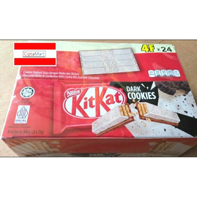 

Nestle KitKat Dark Cookies 4F (24 x 35 gr)