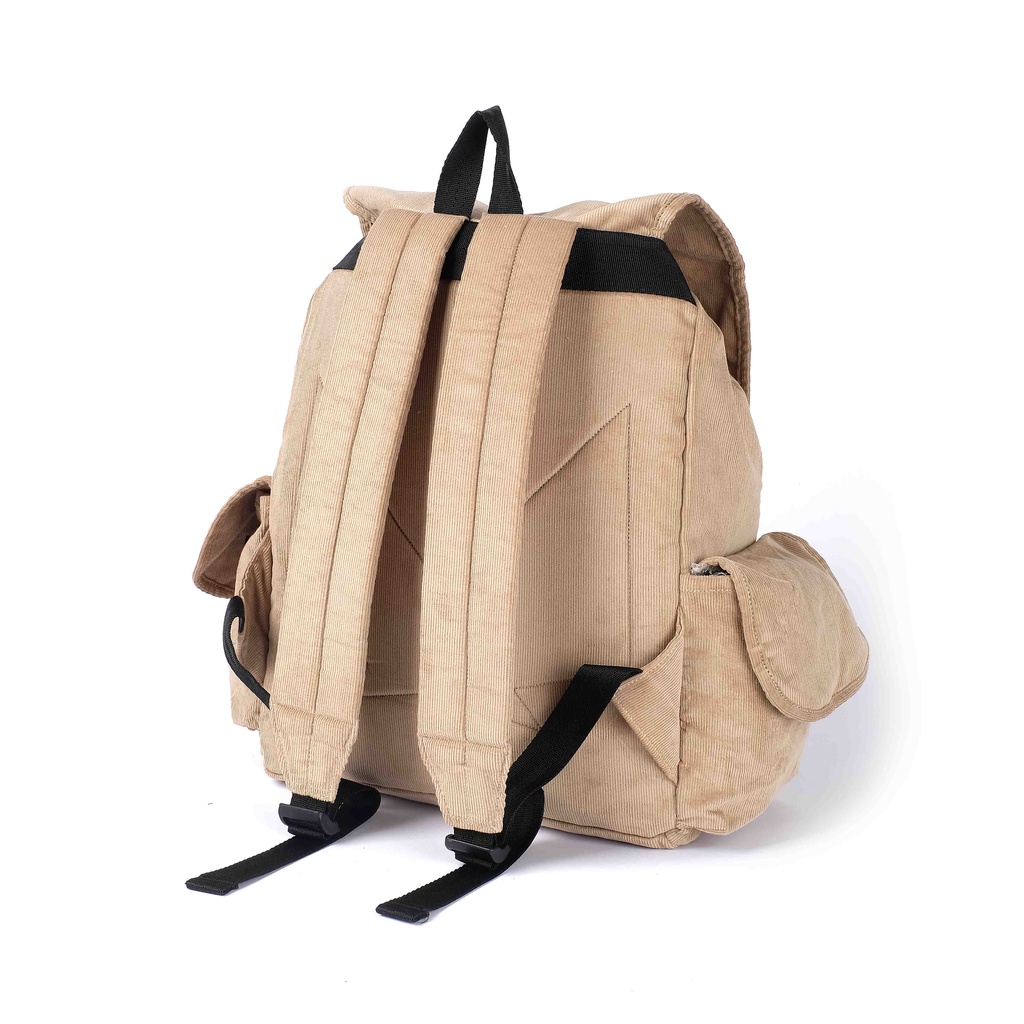 CRUSH EXP Tas Backpack Crushexp Cream- BC00446 / Ransel /Tas Gendong / Tas Laptop / Tas Ransel Sedang / Tas Serut