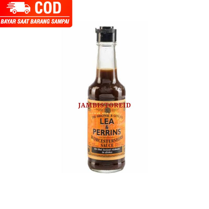 

(JAMBISTOREID) JAMBI LANGSUNG KIRIM Kecap Saus Inggris Original Import Lea & Perrins Worcestershire Sauce 142ml Jambi