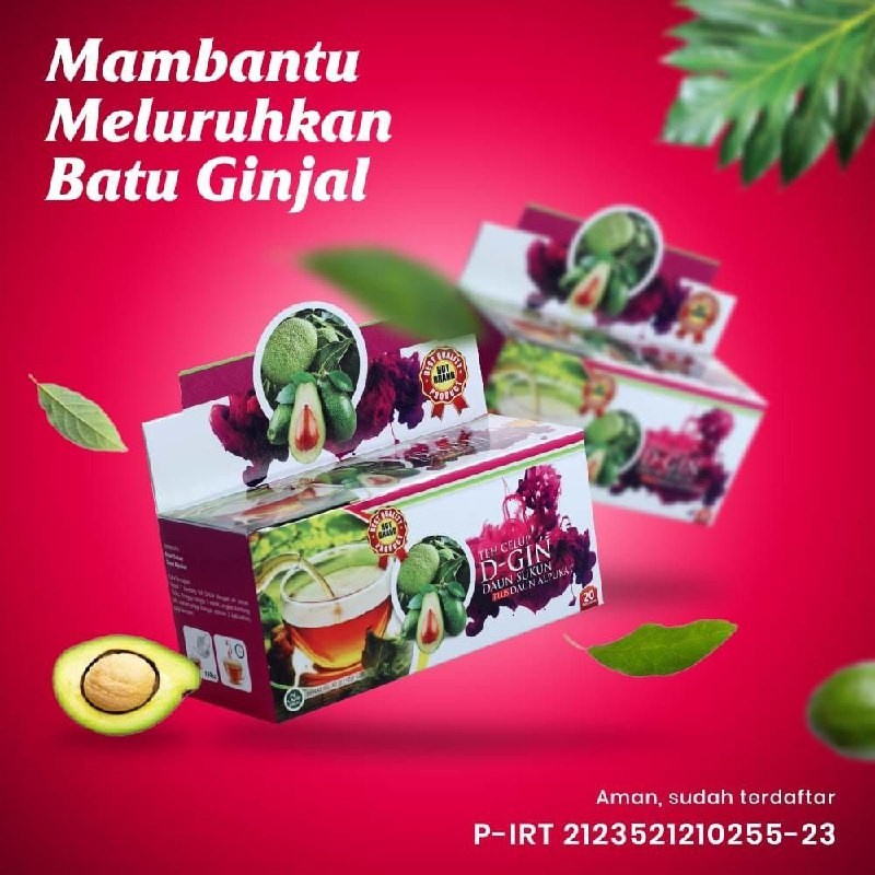 

Teh Celup Detox Ginjal Darusyifa | Teh D-GIN Daun Sukun dan Alpukat