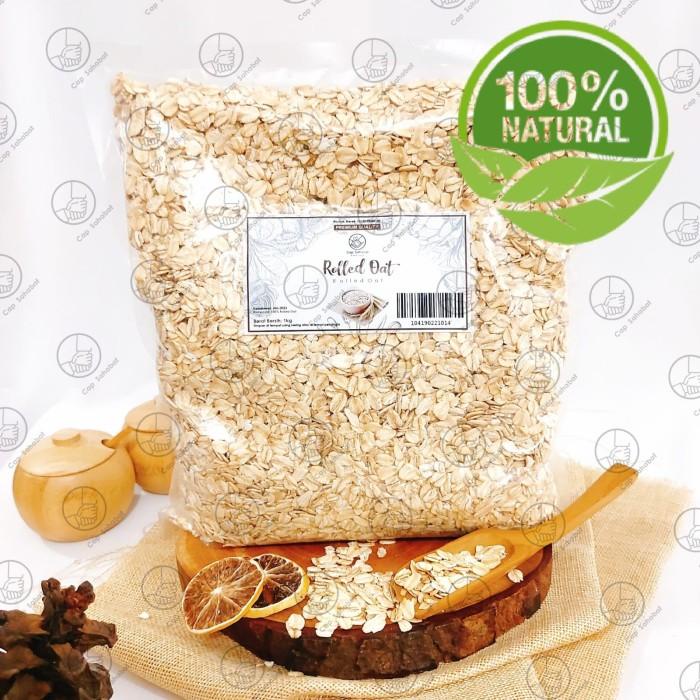 

1Kg Rolled Oat / Oatmeal / Gandum Utuh / Rempah / JSR 100% PREMIUM Best Seller