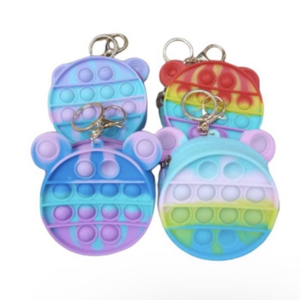 CoinPastel 2022 Limited Bag Fidget Pop It Anak Dijual - Autis Kecil Mainan Tiktok Koin Dompet ADHD Toys