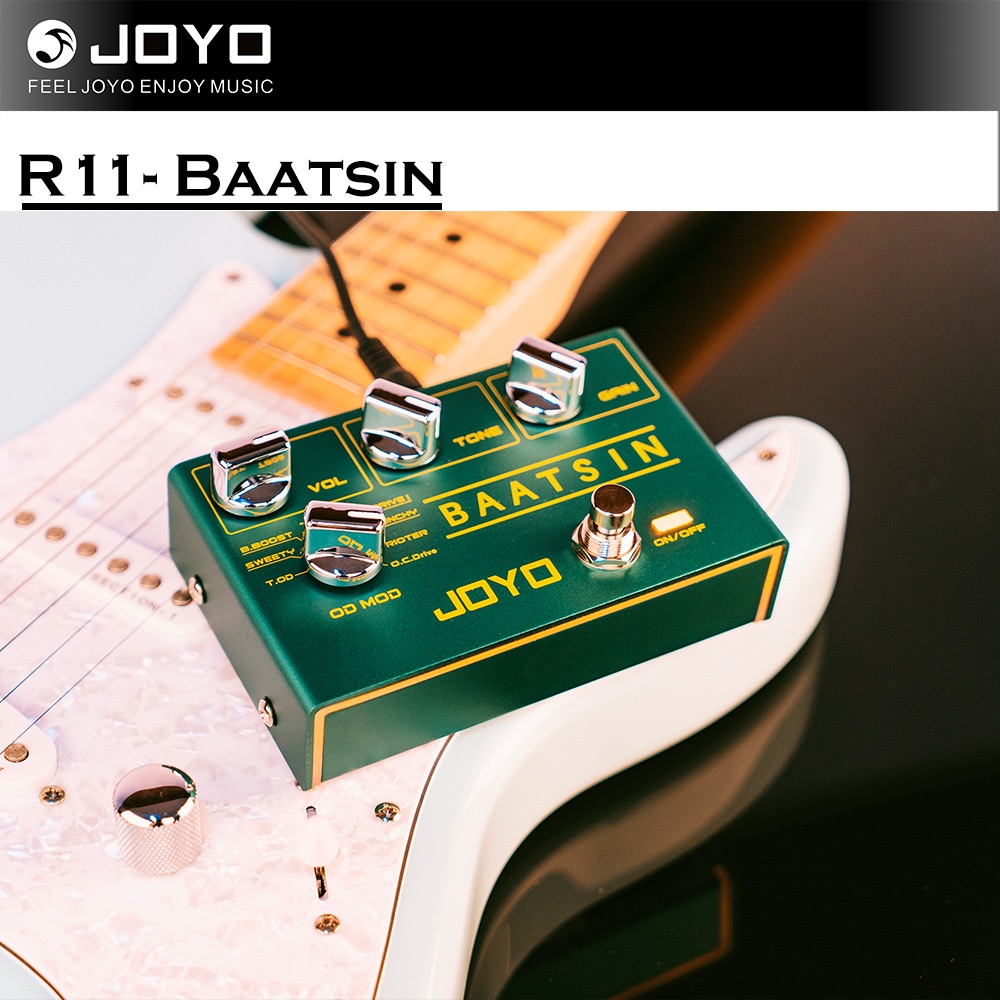 Joyo R11 BAATSIN Pedal Efek Gitar Overdrive Original R-11