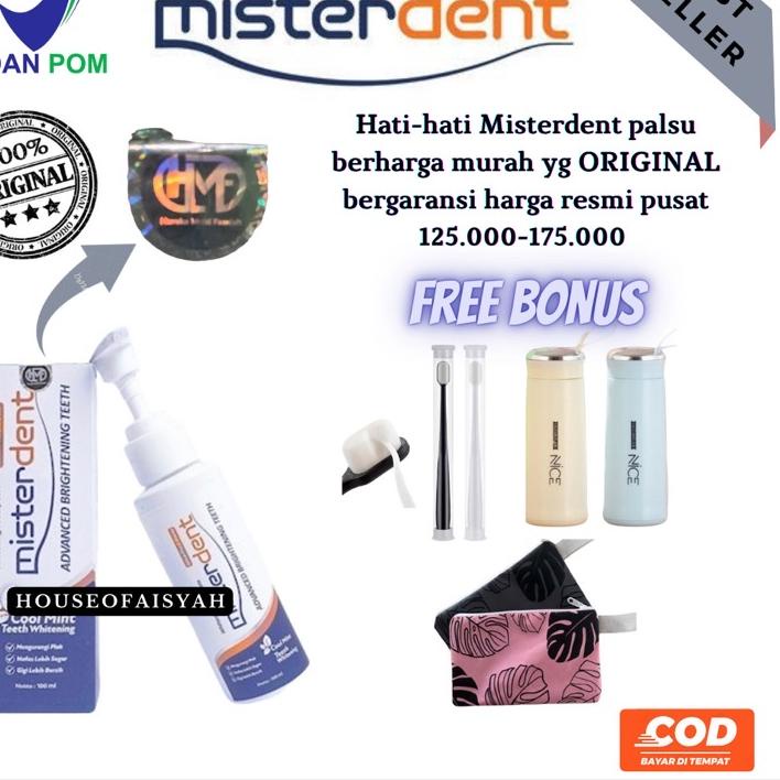 ❃ Misterdent brightening teeth pemutih gigi pembersih karang gigi ✲
