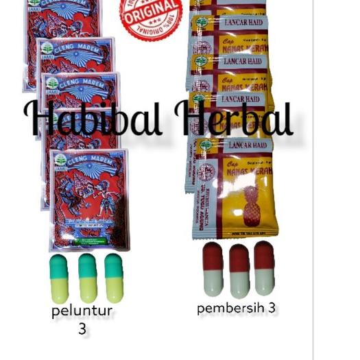 

✨Mall✨ jamu terlambat bulan | jamu lancar haid | jamu cap wayang + nanas merah 