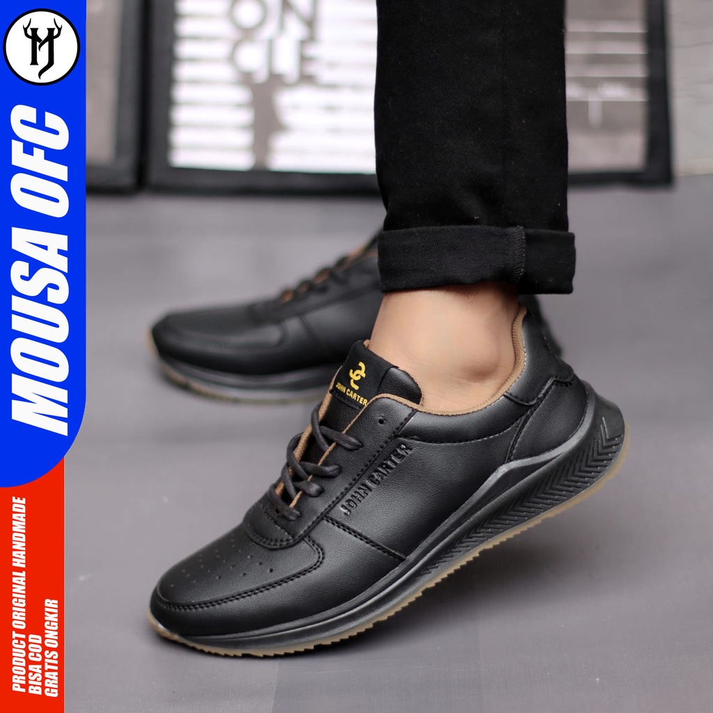 Sepatu Sneakers Pria White Sepatu Kasual Running Original Mousa Bedas