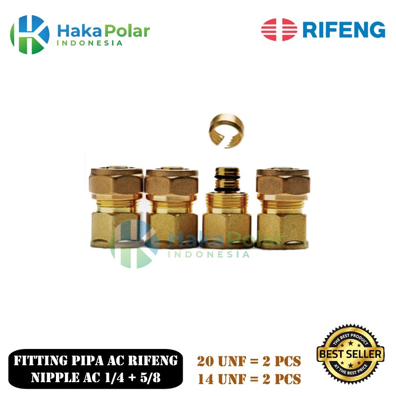 Konektor Pipa AC Multilayer Rifeng ke Unit AC 2,5 PK