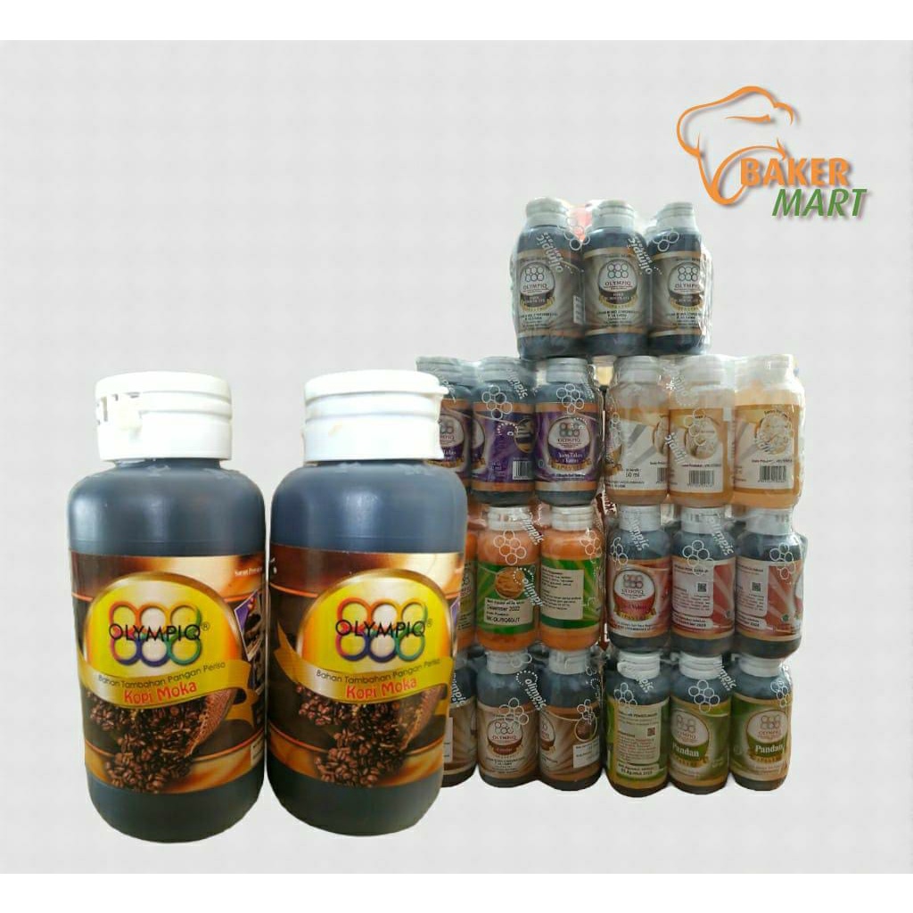 

Olympiq 60 ml Pasta Dan Perwarna Anggur / Blueberry / Cokelat / Es Doger / Es Teler / Kopi Moka / Melon / Milk / Moka / Pandan / Pink Lava / Red Velvet / Strawberry / Vanilla