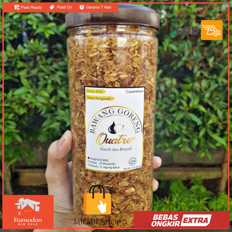 

Bawang Goreng 500 gram - Premium Brebes