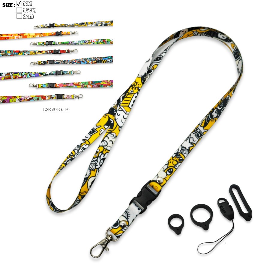 

Lanyard Tisu Doodle 1 cm