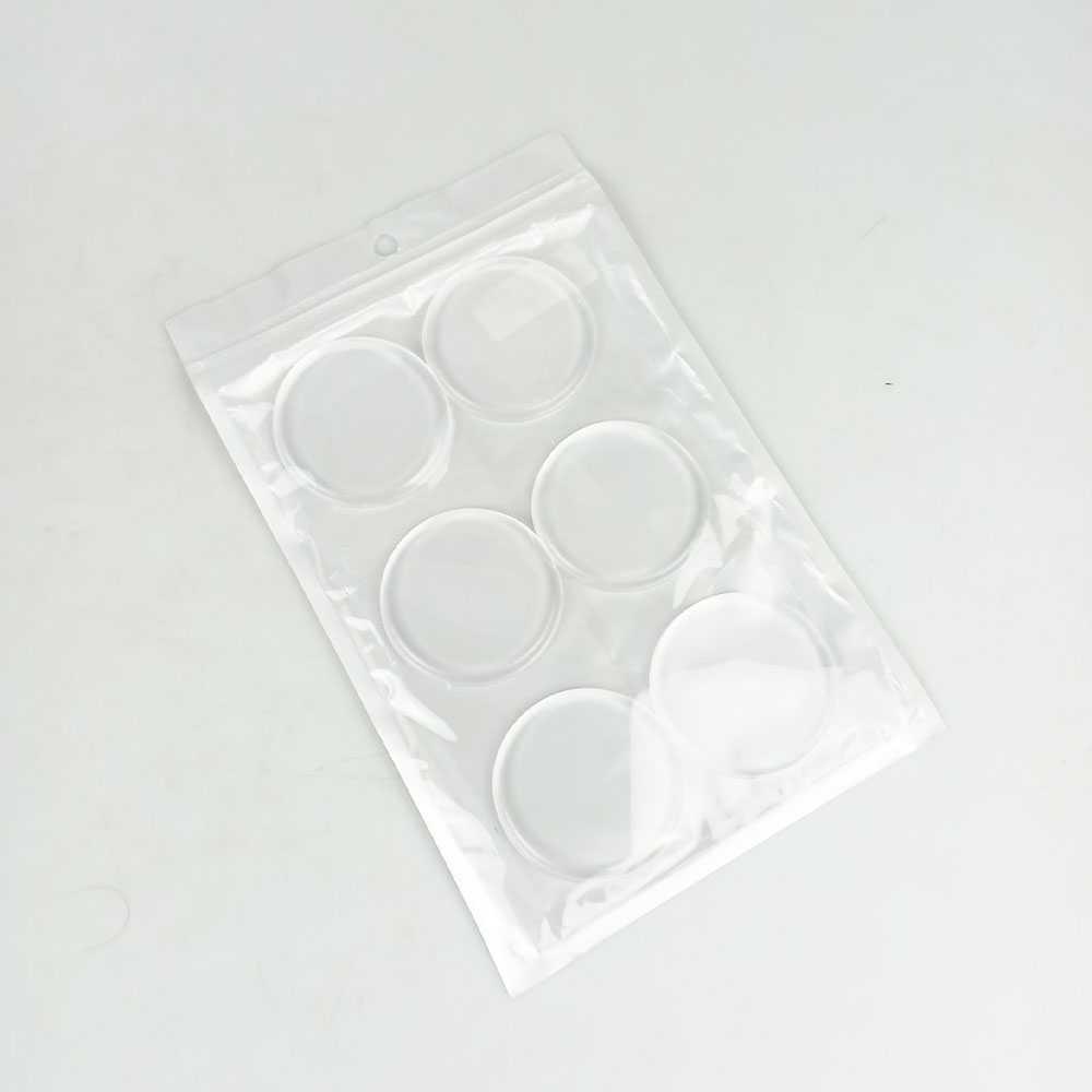 Penahan Pintu Anti-Collision Door Stopper Soft Silicone 50mm 6 PCS - DS482 - Transparent