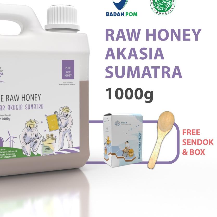 

☺ Asli Murni 1kg Tava Grade A Nektar Akasia Sumatra 100% Alami Pure Natural Raw Honey ♢