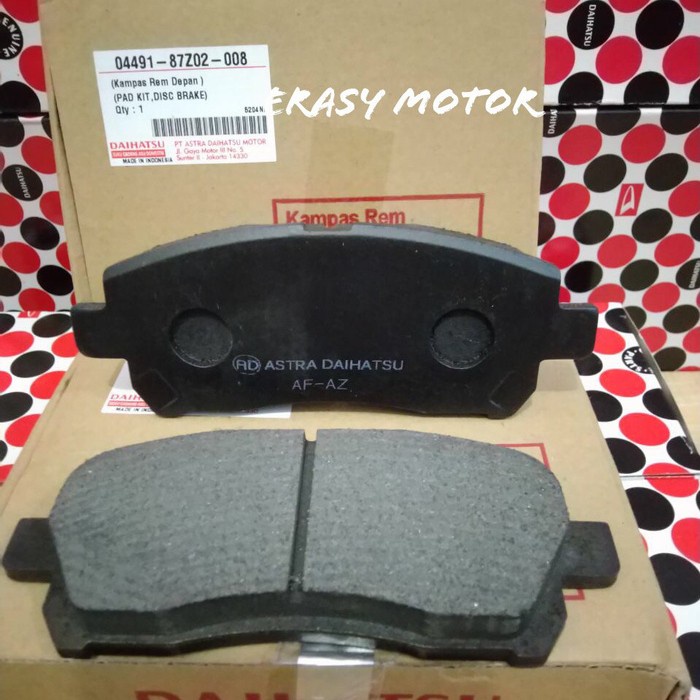 FREE ONGKIR KANVAS REM DEPAN AVANZA RUSH APV TARUNA ORIGINAL FREE ONGKIR