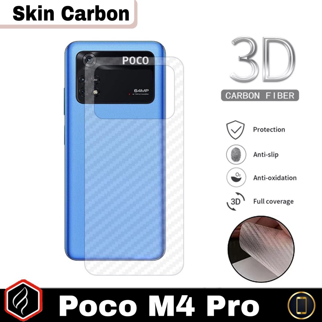 [PAKET HEMAT] Case XIAOMI POCO M4 PRO 4G SoftCase Fusion Body Transparant &amp; Anti Gores Layar Free Tempered Glass Camera &amp; Skin Carbon For Paket 4 in1  Poco M4 Pro 4G