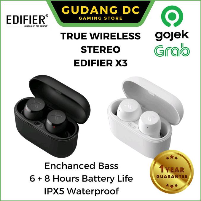 Headset Bluetooth TWS True Wireless Earbuds Edifier X3
