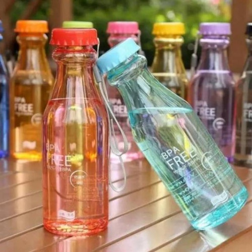 B ( B21 ) MY BOTTLE SPRIT TRANSPARAN WARNA BOTOL MINUM  TAHAN PECAH KWALITAS TERBAIK