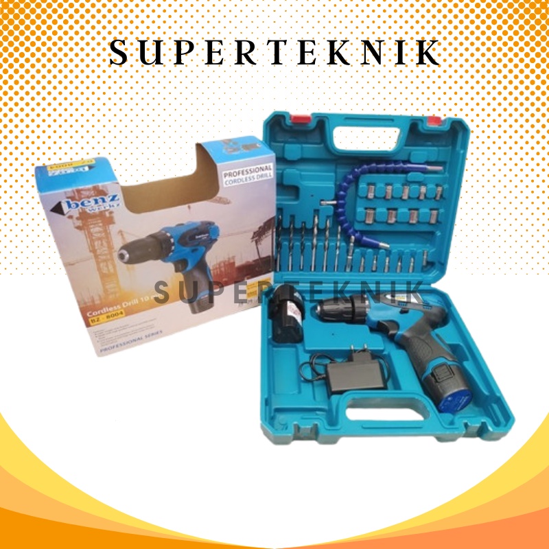 Bor Baterai Cordless Benz 12V BZ-8004 / Bor Baterai Cordless 12V (BZ8004) Benz / Bor Cas BZ-8004 10m