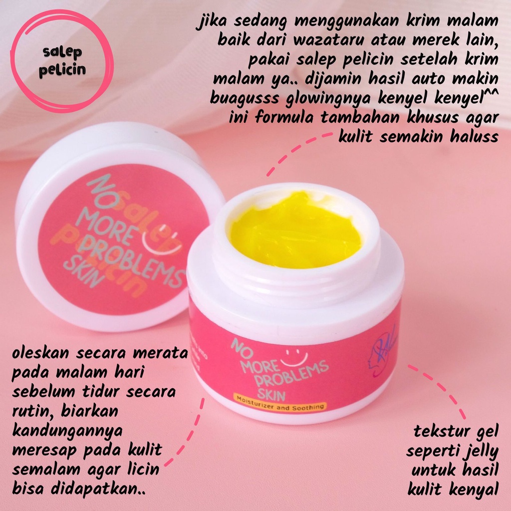 SALEP PELICIN GLOWING PREMIUM - Tambahan Untuk Kulit Licin by WAZATARU