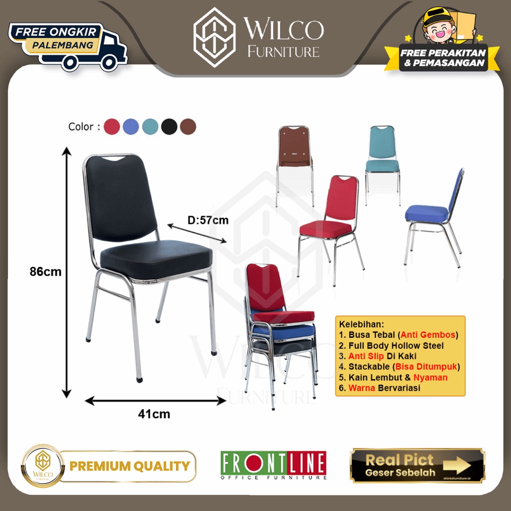 Kursi Susun Frontline Kursi Pesta Kursi Seminar Furniture Palembang