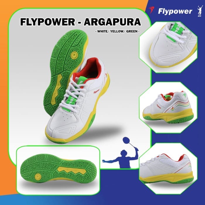 Sepatu Badminton FLYPOWER ARGAPURA AGRIPINA Special Limited Edition Original