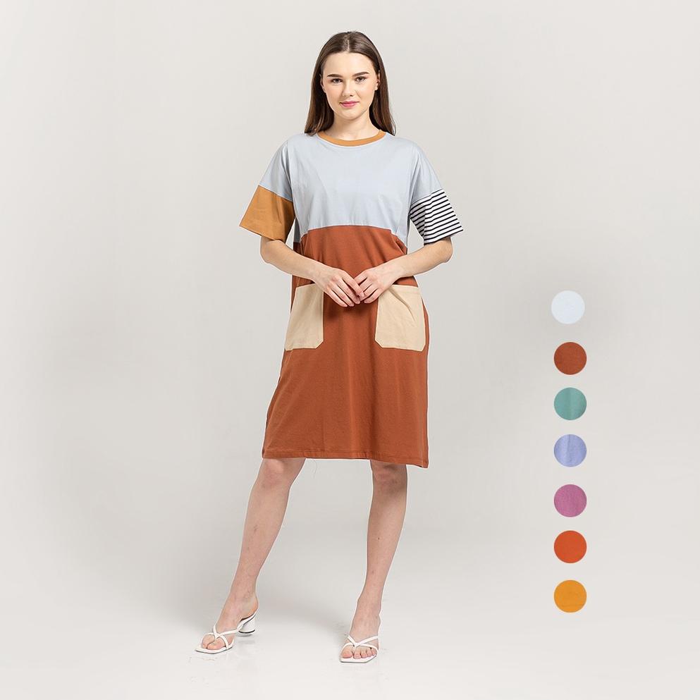 VIRAL Nyonya Nursing Wear Sendira - Baju Ibu Hamil Dan Menyusui - Mazarin Family Set