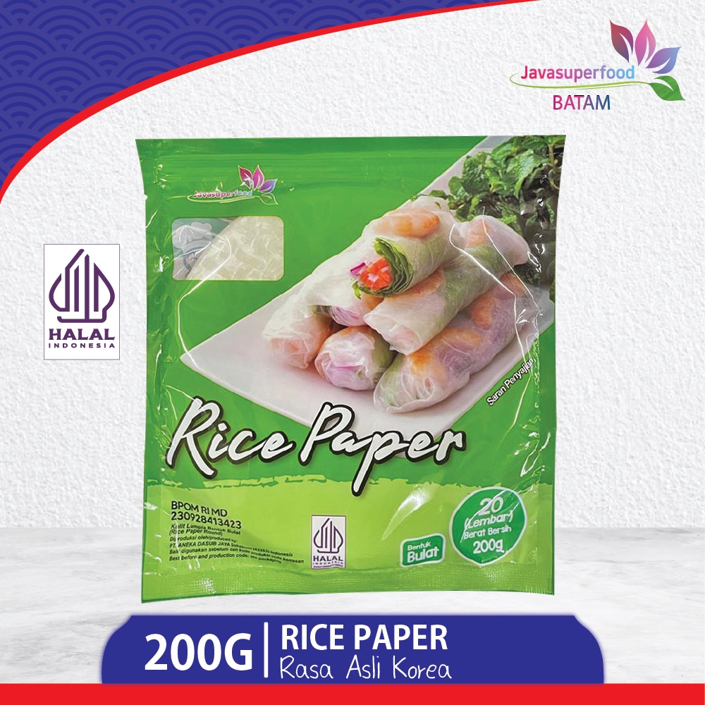 

Rice Paper / Banh Trang High Quality Rice Paper 22cm / Kulit Lumpia Vietnam Rice Paper / rice roll spring roll (BTM)
