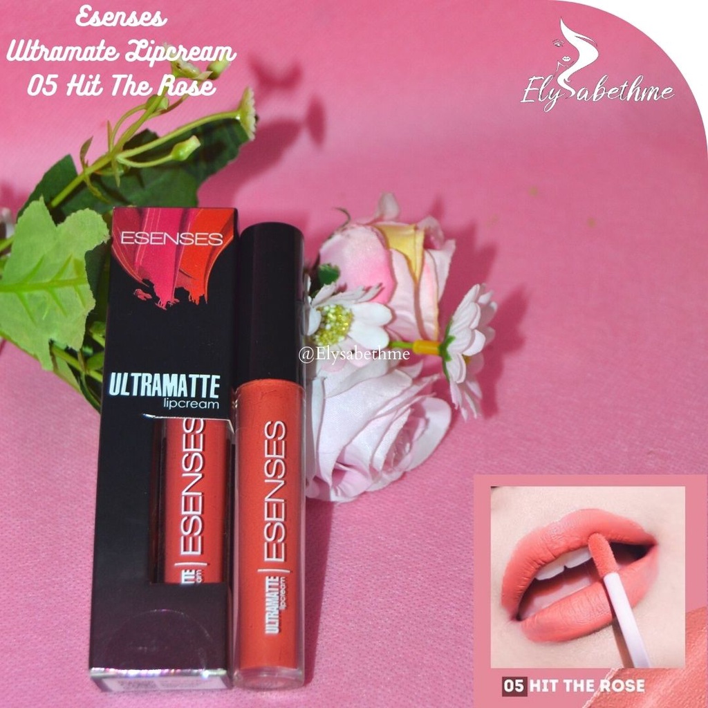 ✿ELYSABETHME✿  [ESENSES] ESENSES Ultramatte lipcream mattee lipstik cair hasil mattee tahan lama transferproof waterproof tidak nempel di masker