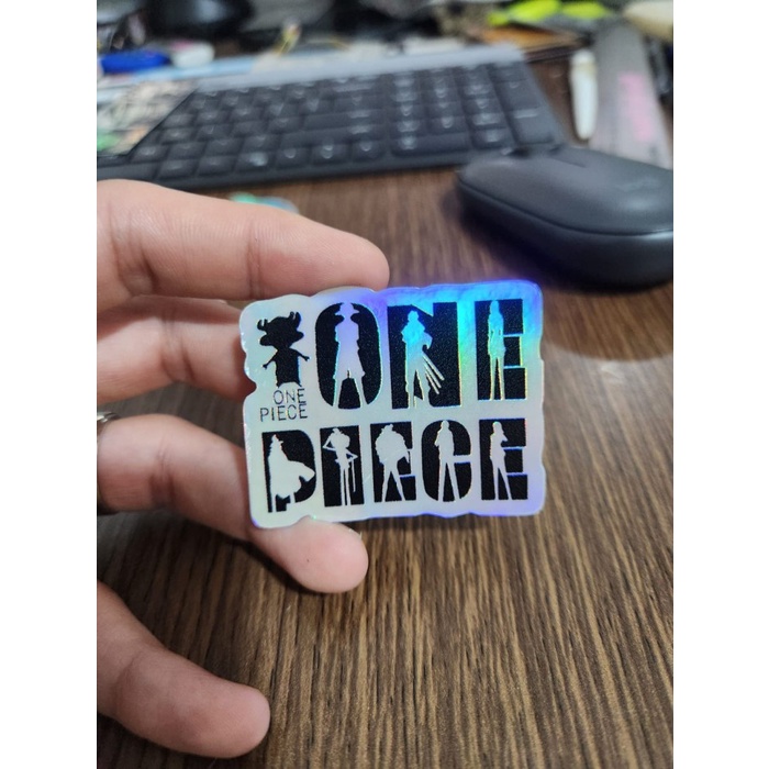 

Sticker Hologram Anime - PSH1525 - One Piece - Logo