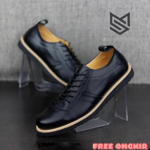 SepatuFormal Pantofel pria Resmi Formal Hitam Coklat Kuliah Kondangan Kerja PNS Guru / Sepatu formal Casual Pria Kantor Kerja Fashion kulit Faux syntetic