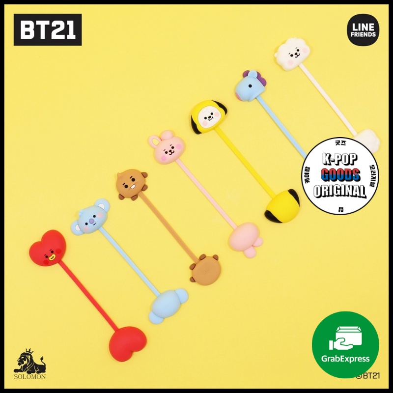 OFFICIAL BTS X BT21 Magnetic Cable Wrap