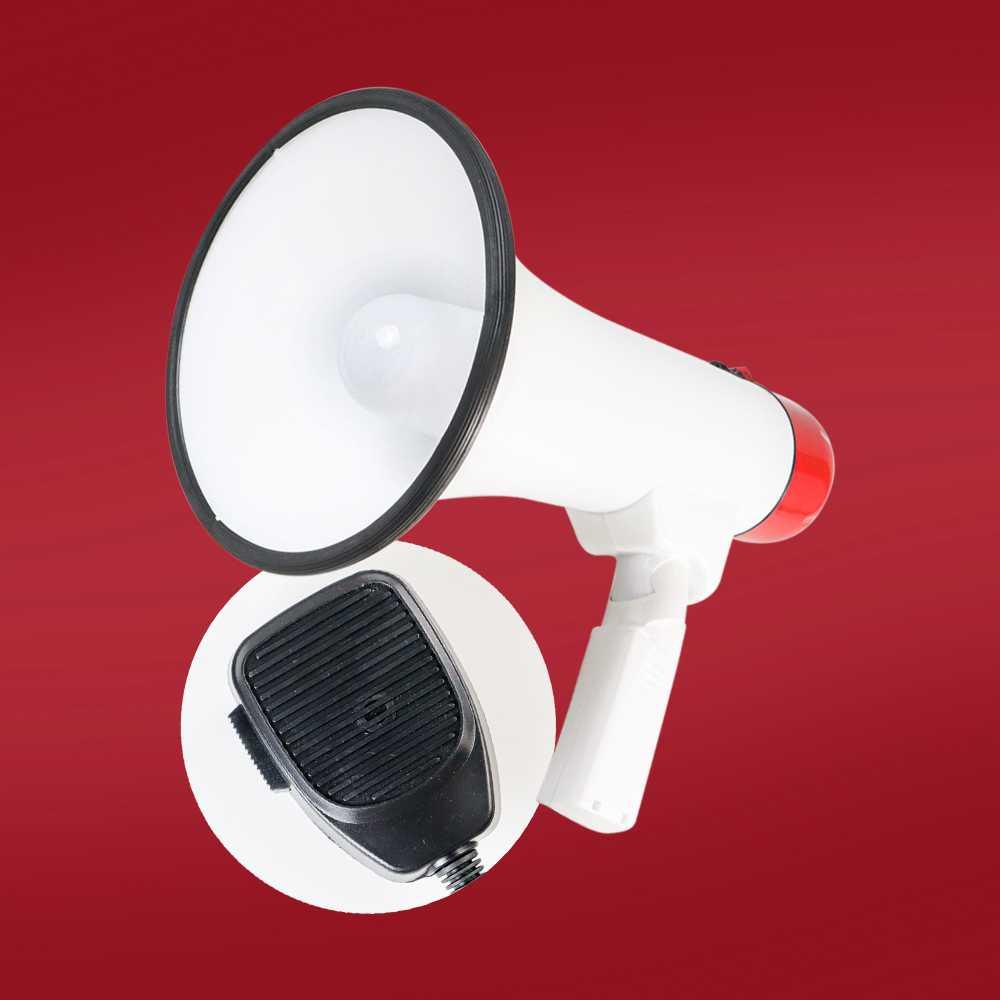 Toa Megaphone Bluetooth Multifunctional Shouter 50 W - 909 - White