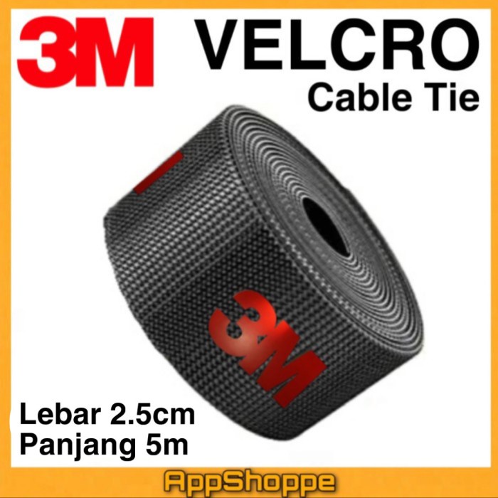 

Terlaris Cord 3M Velcro Cable Tie Organizer Pengikat Tanaman Kuat Kabel Serbaguna 5M