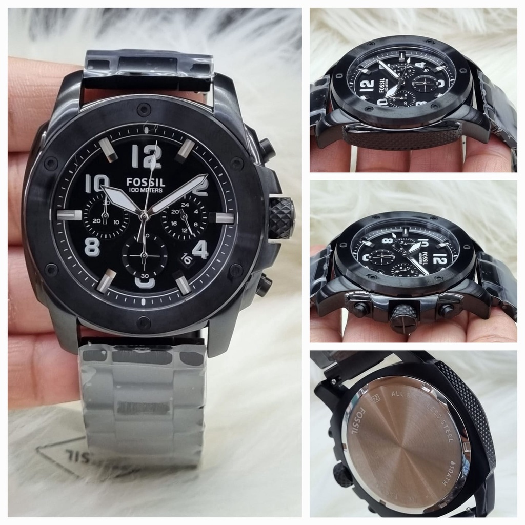 Jam Tangan Pria Fos-sil Modern Machine Chronograph Original FS4926