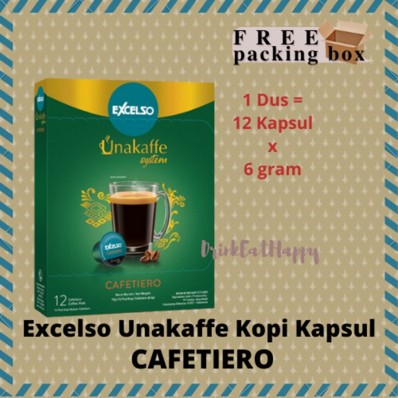 

Excelso UNAKAFFE CAFETIERO Kopi Kapsul Capsule Coffee