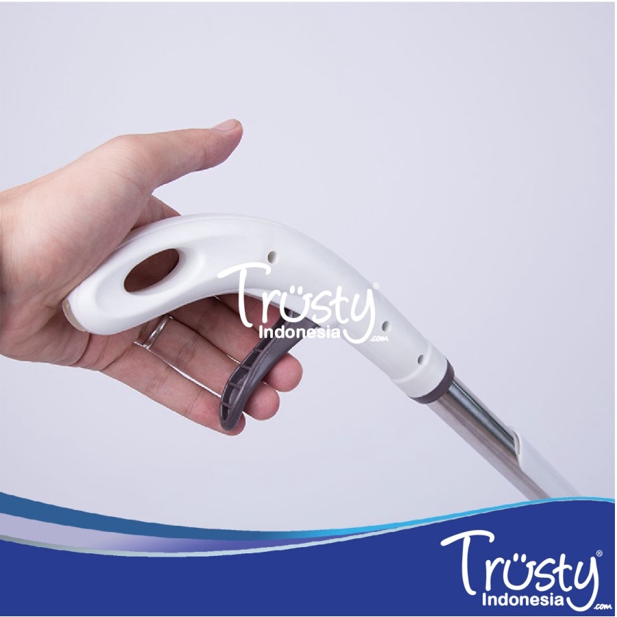 TRUSTY Alat Pel Microfiber Pembersih Lantai Rumah Semprot Impor
