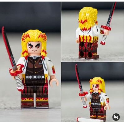 Mainan Anak Lego Demon Slayer Mini RENGOKU