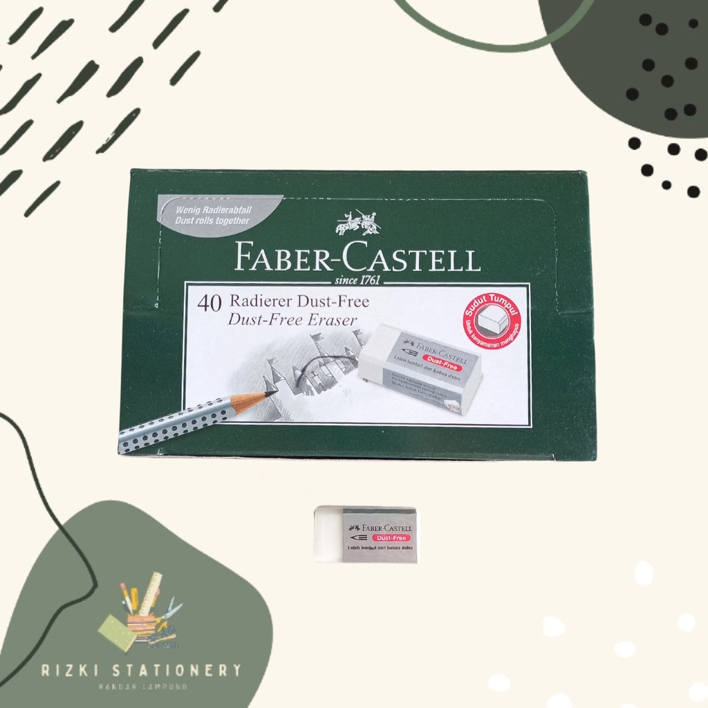 

Penghapus Pensil / Eraser Faber Castell / Penghapus Ujian