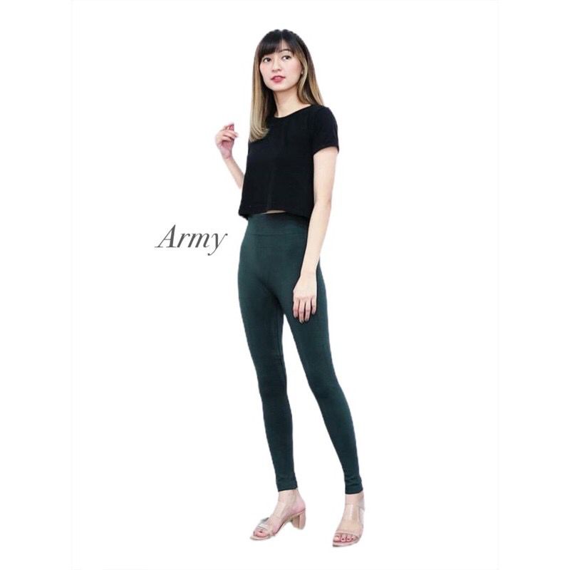 Legging Basic Tebal Premium Big Size Jumbo Lembut Elastis Highwaist Bigsize