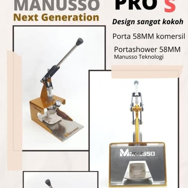 Mesin Kopi Espresso Manusso Pro-S Next Generation Smoothie.Misely