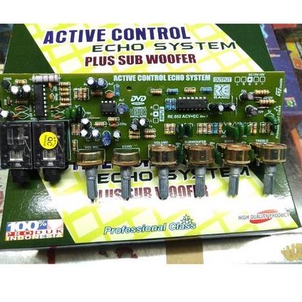 ➴ Kit tone control stereo mic echo subwoofer karaoke ✾